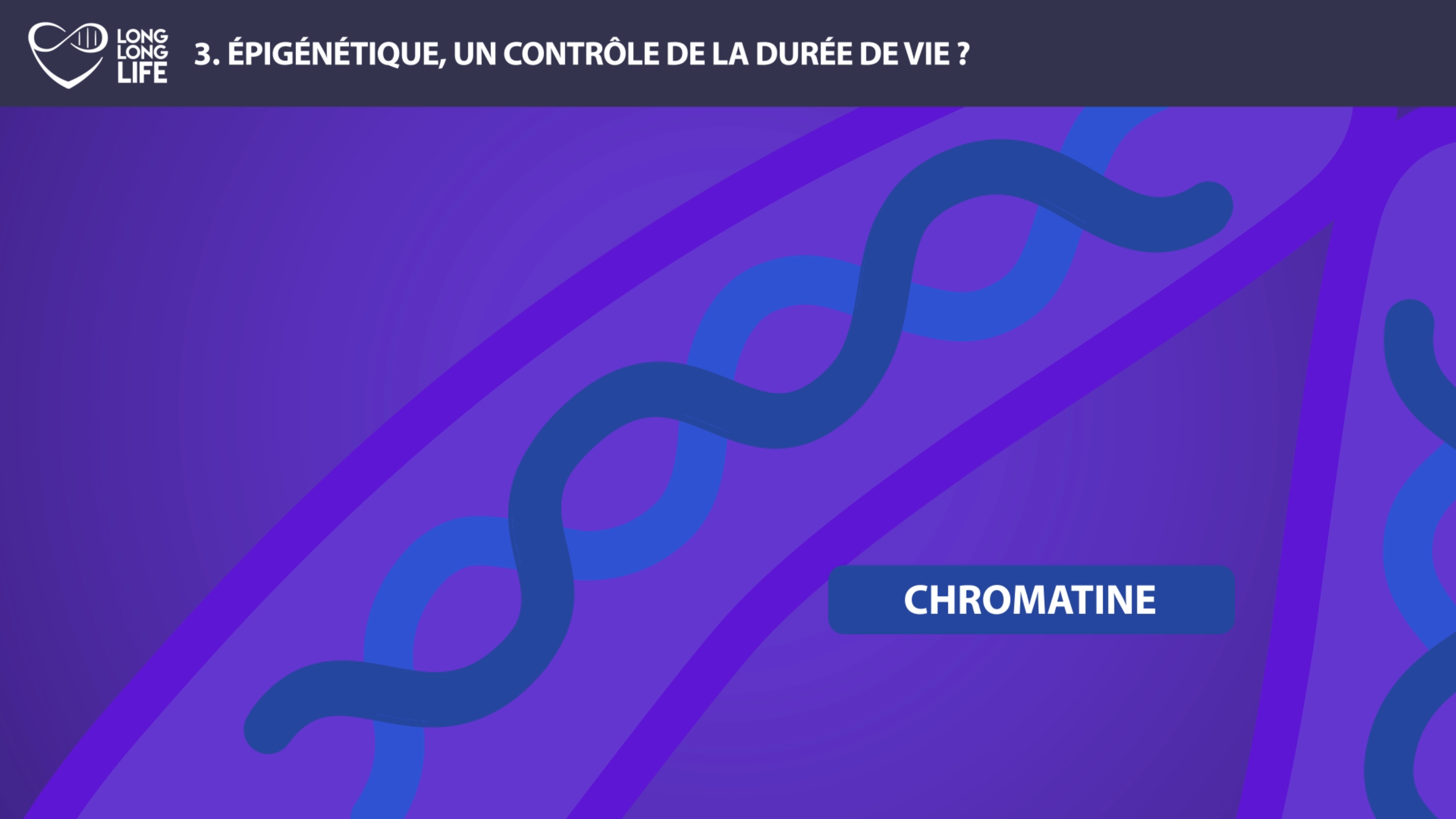 épigénétique chromatine long long life transhumanisme longévité vieillissement